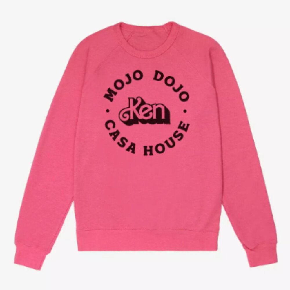 Barbie Movie Ken's Mojo Dojo Casa House French Terry Sweatshirt Large